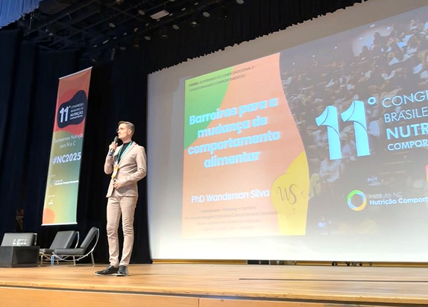 Professor do Unipam ministra palestras em eventos de renome nacional na área de Nutrição