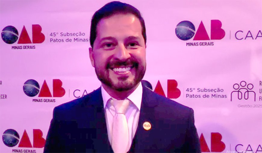 Em solenidade com várias autoridades, Rafael Normandia toma posse como presidente da OAB Patos de Minas