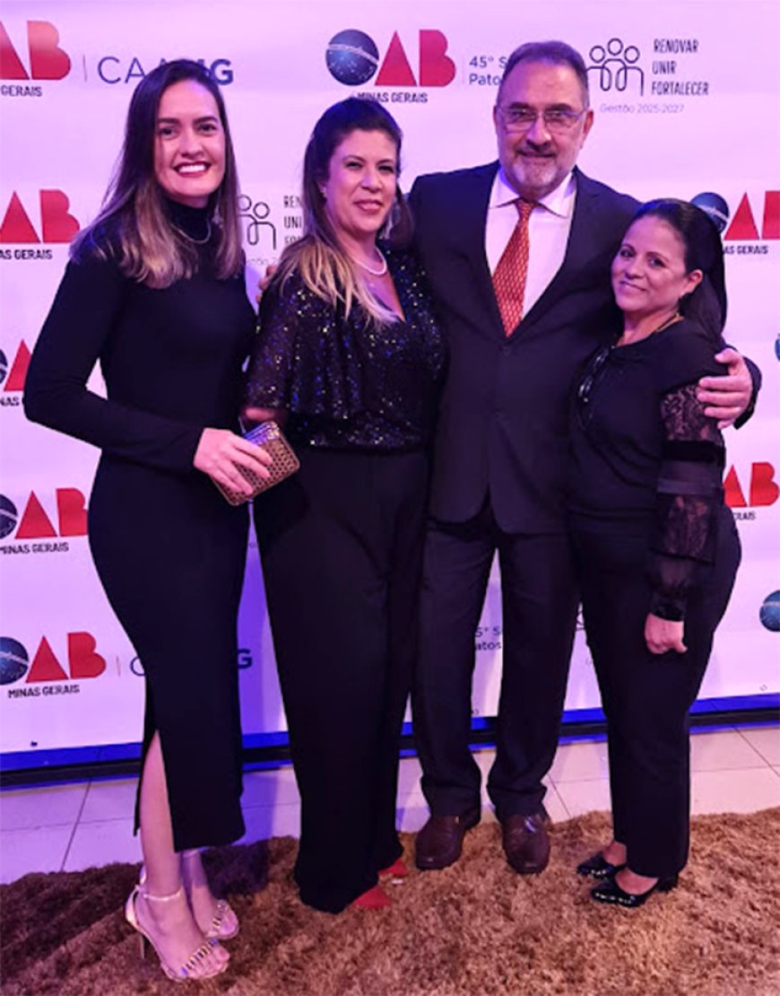 Representantes da Fepam e do Unipam participam de solenidade de posse da 45ª Subseção da OAB Patos de Minas