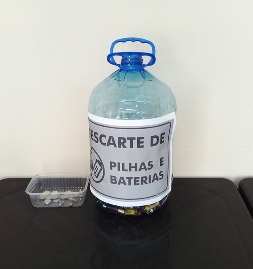 Ceam Mocambo instala posto de coleta de baterias e pilhas inservíveis.