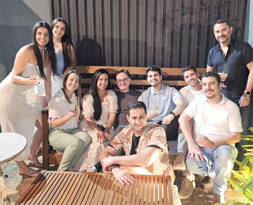 Brindando os aniversários de Fernando Castilho e de Wilsinho Silveira