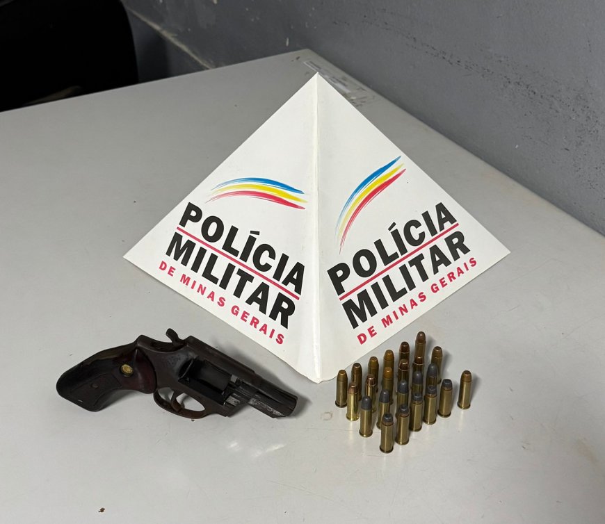 Homem de 35 anos é preso com arma de fogo no bairro Alto da Colina, em Patos de Minas