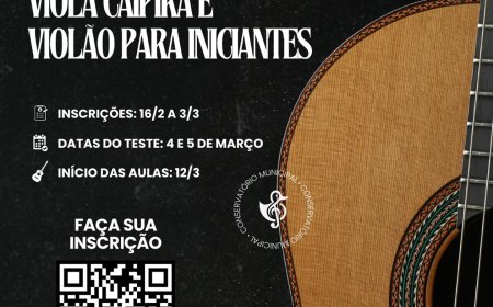 Oficina de Viola Caipira e Violão  para iniciantes