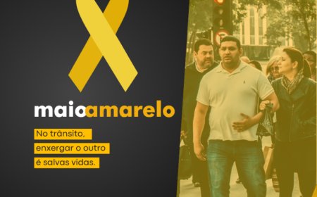 Maio Amarelo terá caminhada e ações de conscientização com foco no trânsito seguro