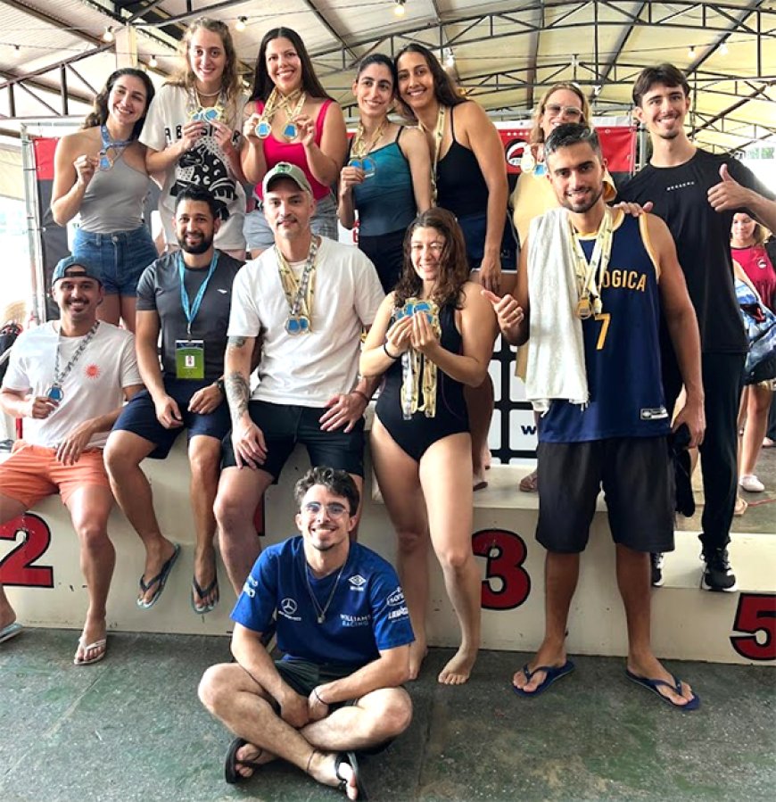 Atletas do Unipam se destacam na 1ª etapa do Meeting de Natação Masters em Patrocínio