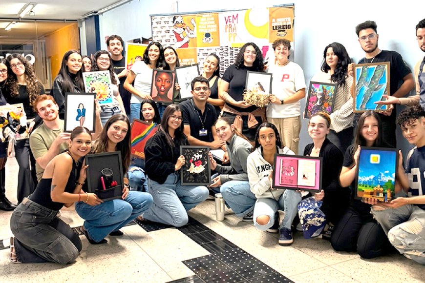 Expressão além da tela:   Alunos de Publicidade e Propaganda exploram o simbolismo das marcas em atividade acadêmica