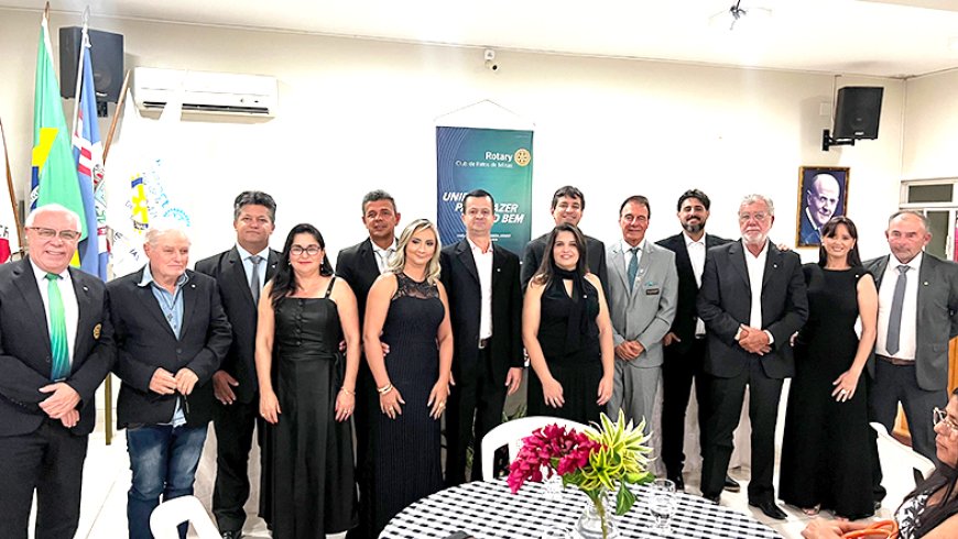 Rotary Club Satélite de Patos de Minas Areado é fundado em evento celebrativo no dia 16 de abril de 2026