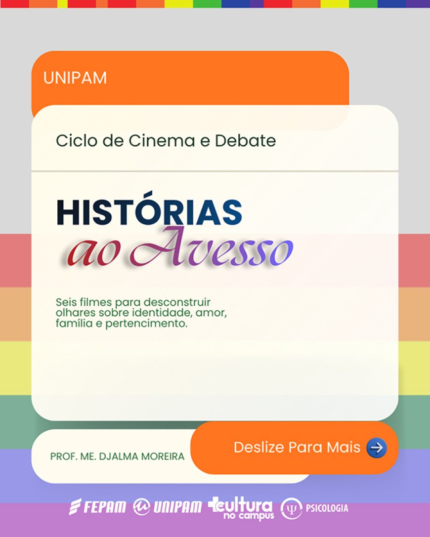 Curso de Psicologia e Mais Cultura no Campus promovem ciclo “Histórias ao Avesso”
