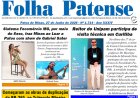 Folha Patense nº 1714, de 26 de junho de 2026.
