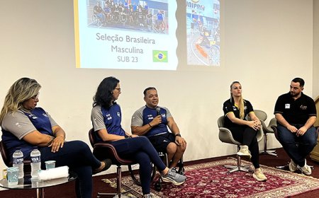 Unipam recebe Comissão Técnica da Seleção Brasileira Sub-23 de Basquete em Cadeira de Rodas