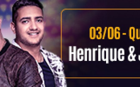 Nesta quarta-feira, 3 de junho, Patos de Minas recebe o show de Henrique e Juliano na Fenamilho 2026
