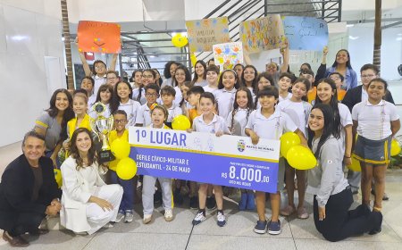 Escolas vencedoras do desfile dos 134 anos de Patos de Minas são homenageadas em cerimônia especial