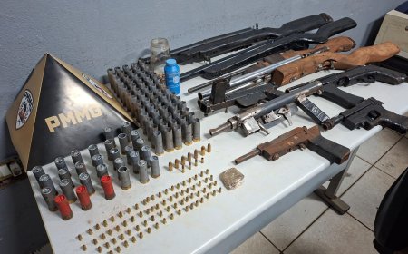 Polícia Militar apreende armas de fogo artesanais e munições durante diligências em Arraial dos Afonsos