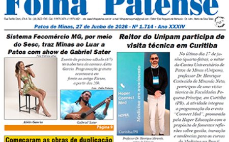 Folha Patense nº 1714, de 26 de junho de 2026.