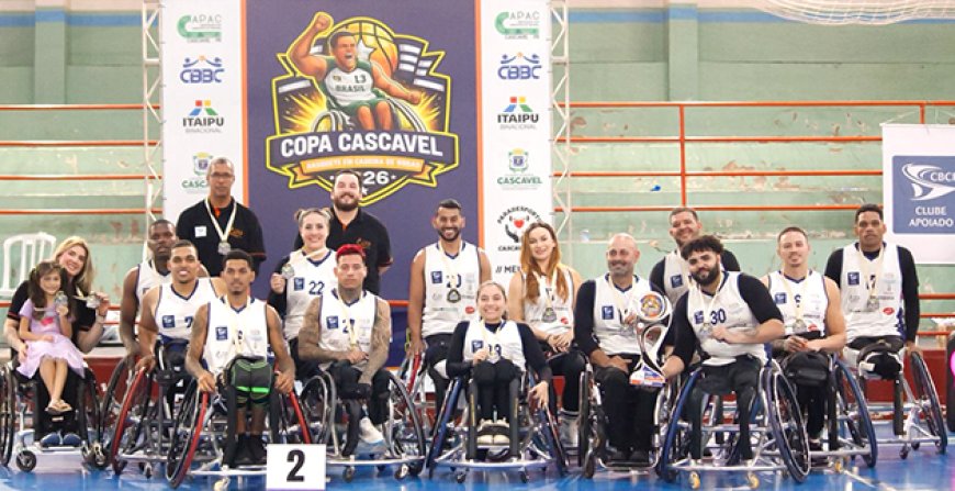 APP Unipam conquista vice-campeonato na Copa Cascavel de Basquete sobre Rodas