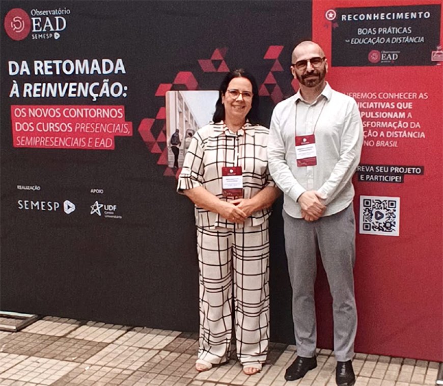 Reitor e pró-reitora do Unipam participam do Observatório EaD Semesp em Brasília