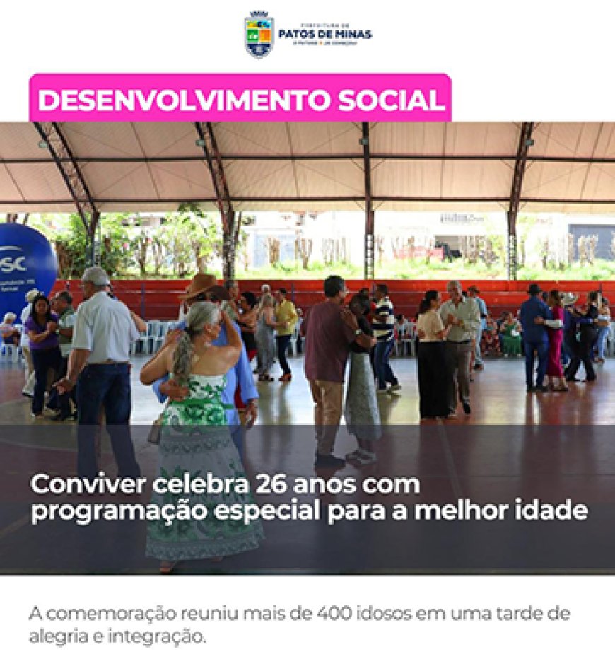 Conviver  completou 26 anos de história