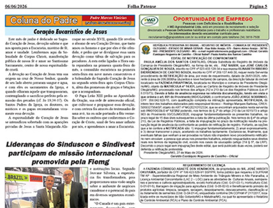 Folha Patense 1711 (060626) página 5 - Publicidade Legal