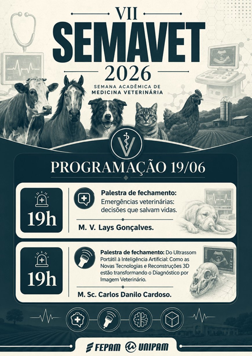 VII Semavet promove conhecimento e inovação na formação de futuros médicos-veterinários