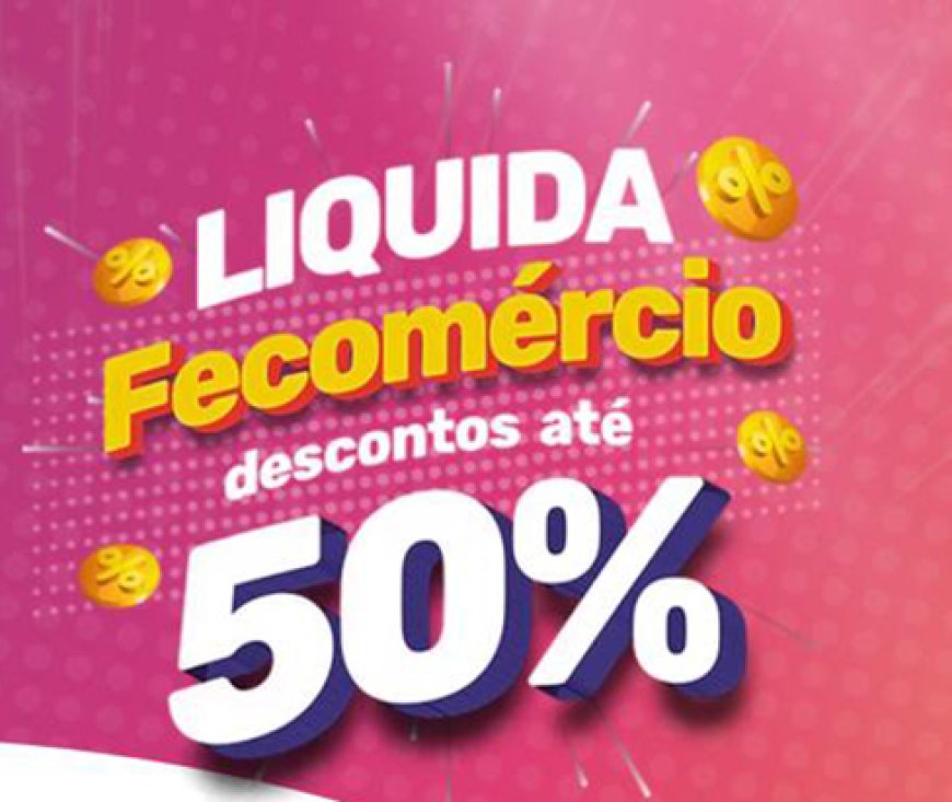 Liquida Fecomércio 2026 promete movimentar  o comércio de Patos de Minas com descontos,  sorteio de motos e atrações culturais