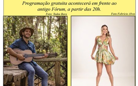 Minas ao Luar em Patos de Minas com show de Gabriel Sater