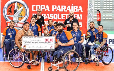 APP/Unipam conquista 3º lugar na Copa Paraíba de Basquete em Cadeira de Rodas