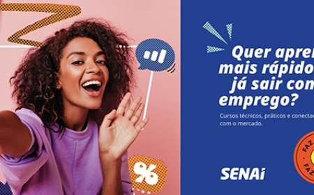 Senai abre inscrições para cursos técnicos