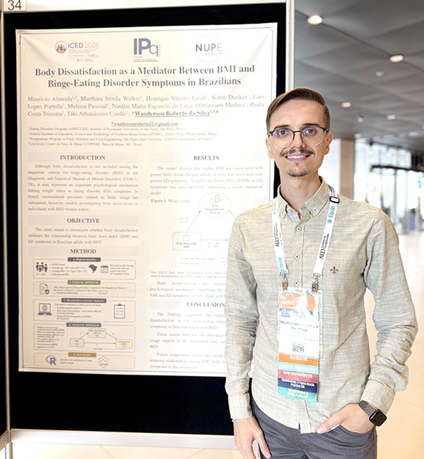 Professor do curso de Nutrição participa de conferência na Holanda