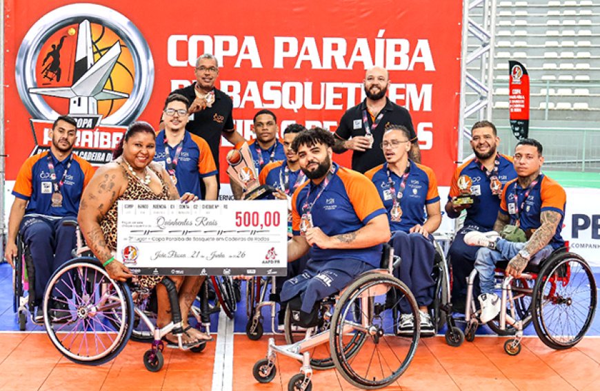 APP/Unipam conquista 3º lugar na Copa Paraíba de Basquete em Cadeira de Rodas