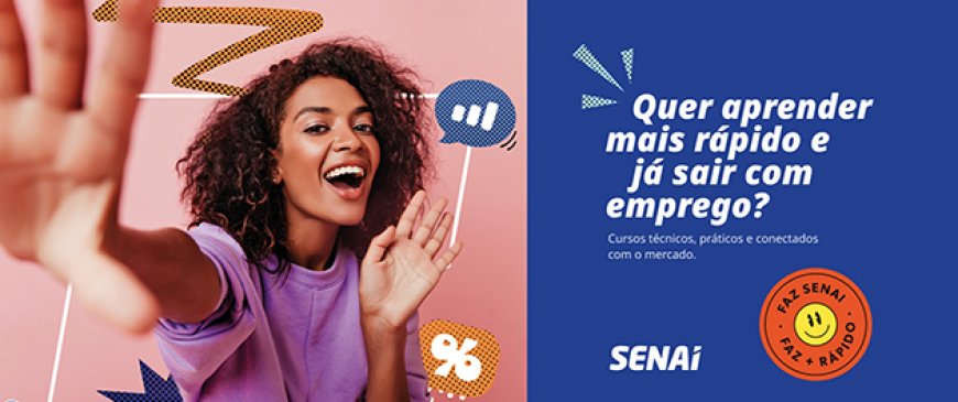 Senai abre inscrições para cursos técnicos